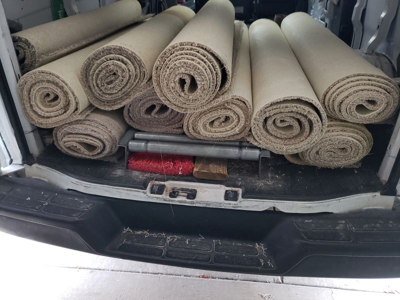 Patterned Carpet Installation