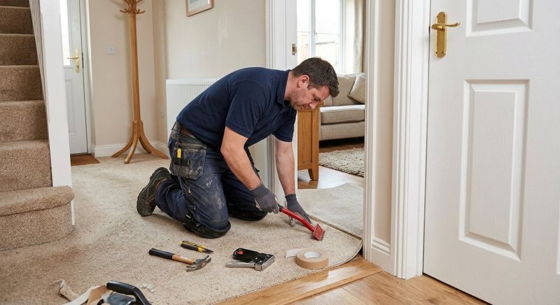 Doorway Carpet Repair in Alpharetta, GA