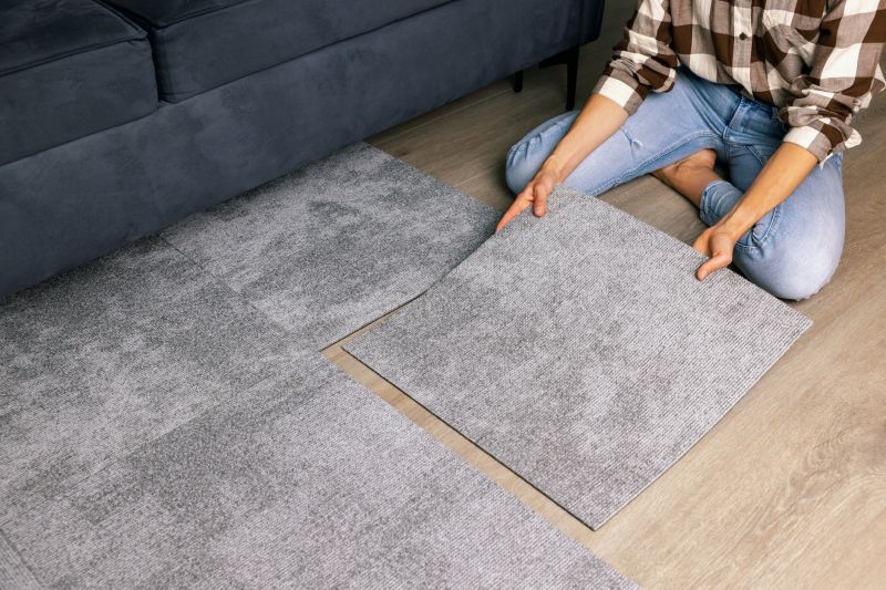 Patterned Carpet Installation