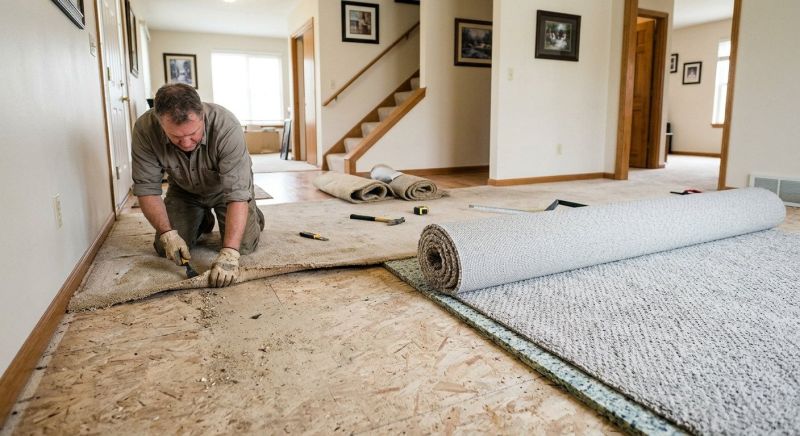 Textured Carpet Installation in Somerset County, NJ